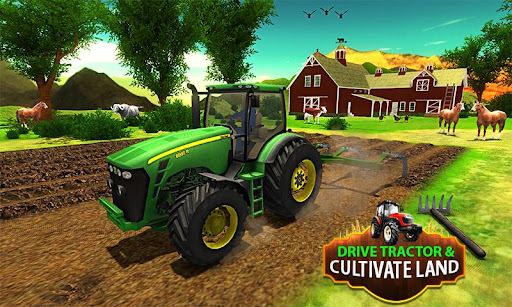 US Tractor Farm Driving Simula screenshot 1