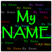 My Name Moving Live Wallpaper icon