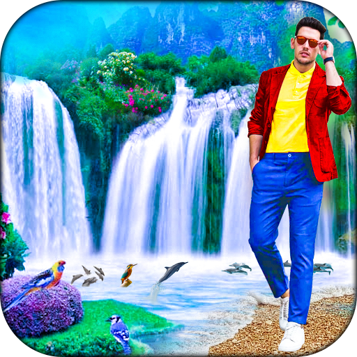 Waterfall Photo Editor:Waterfall Photo Frames 2020 أيقونة