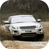 4x4 suv offroad climb driving icon