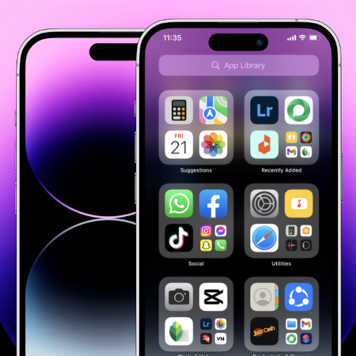 Launcher For iPhone 14 iOS 16 icon