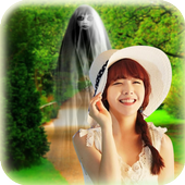 Add ghost to a photo icon