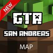 GTA map for Minecraft PE