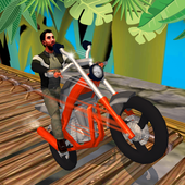 Motorcycle Stunt Jungle Race icon