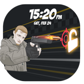 Real Gun Lock Screen icon