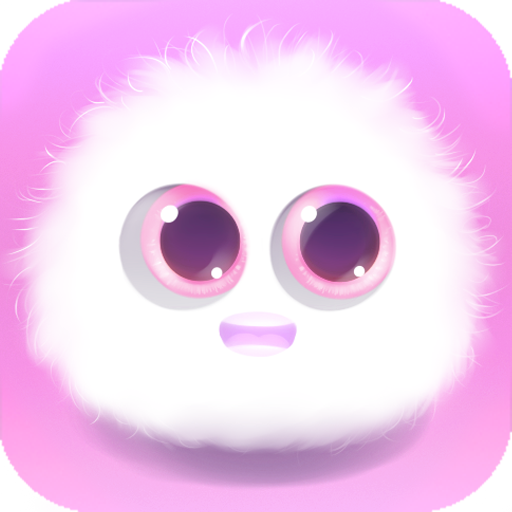 Fluffy Peach Live Wallpaper icon