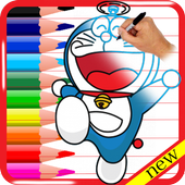 how to draw doraemon icon
