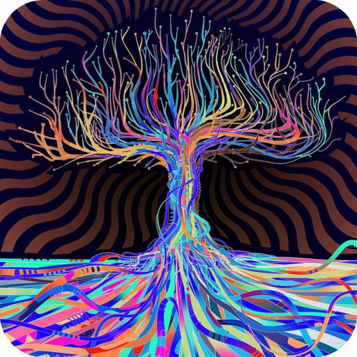 Psychedelic Full HD Wallpaper icon