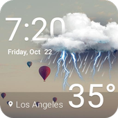 Weather Temperature Clock icon
