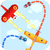 Sky missile wars 2D 🚀✈ missile strike games icon
