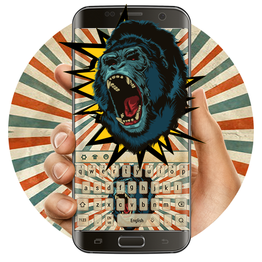 Rock apes war keyboard icon