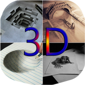تعليم الرسم  ثلاثي الابعاد 3D icon