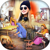 ikon Village Photo Frame : Village Photo Editor