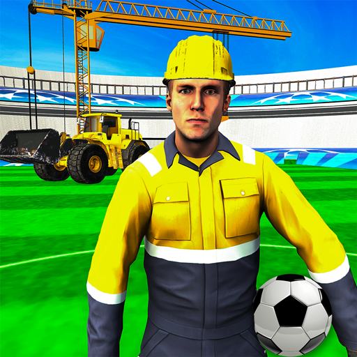Football Stadium Builder: New 3D Construction Game icon