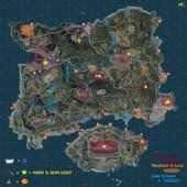 PUBG Island Map of ERANGEL Loot Locations