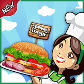 Kids Street Food Burger Cooking Game icon