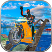 Superhero Bike Stunts icon
