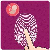 Fake pregnancy test icon