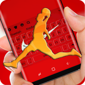 Red Sports Keyboard أيقونة