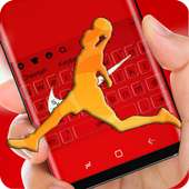 Red Sports Keyboard on 9Apps