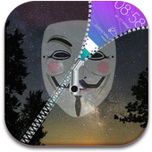 Anonymous Lock Screen Zipper icon