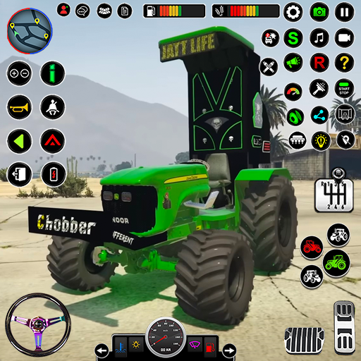 Indian Tractor Farming Game 3D icon