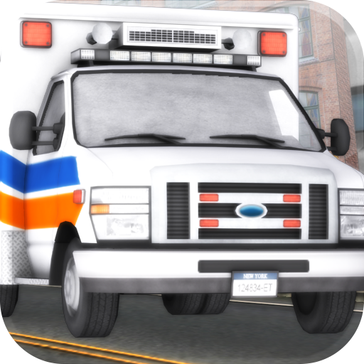 Ambulance Driving 3D icon