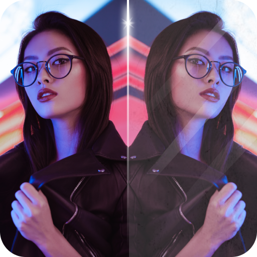 Photo mirror effect icon