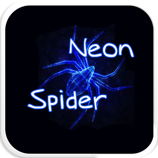 Neon Spider Emoji Keyboard icon