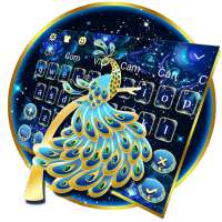 Gold Peacock Diamond Keyboard on 9Apps