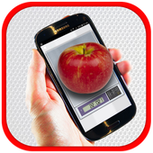 Scales. Meter weight Prank icon