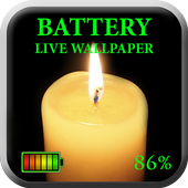 Battery Candle Live Wallpaper icon