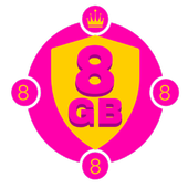 8gb sd file memory card booster - and cleaner icon