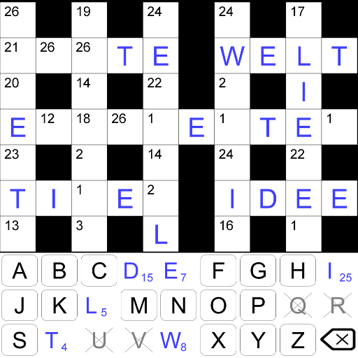 Kreuzwort Zahlenrätsel icon