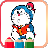 ikon Doraemon Mewarnai