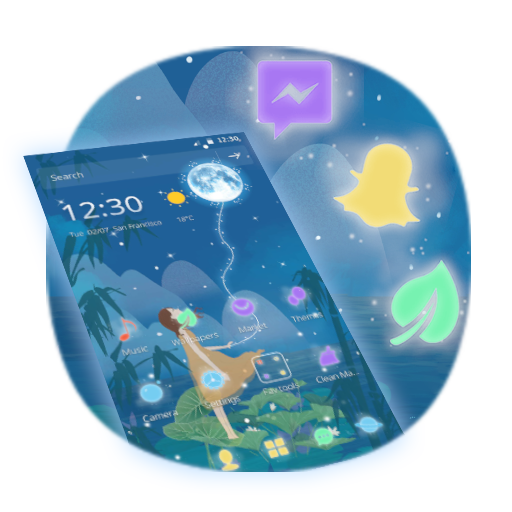 For Dynamic lotus pond icon