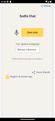 Sodfa - obrolan suara acak screenshot 2