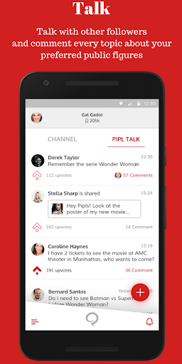 Pipl - Connect with your favorite public figures 2 تصوير الشاشة