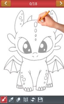 How to Draw How to train Your Dragon Step Esay screenshot 1