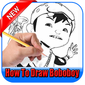 Learn to draw boboboy icon