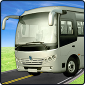 Tourist Coach Bus Driving icon