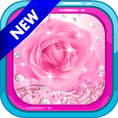 Diamond rose live wallpaper icon