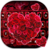 Red Rose Love Keyboard icon