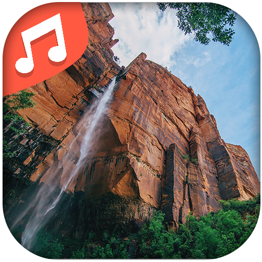 Relaxing music sounds icon