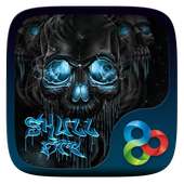 Skull Fire Go Launcher Theme on 9Apps