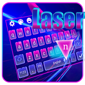 Purple Laser Keyboard Theme icon