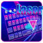 Purple Laser Keyboard Theme