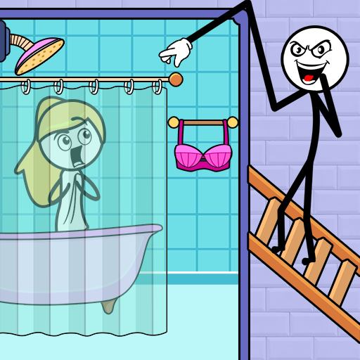 Stickman thief Puzzle: IQ Game icon