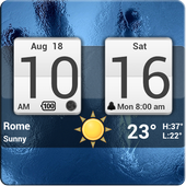 Sense Analog Clock Widget 24 أيقونة