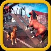 Animal Truck Driver Parking icon